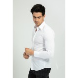Life Style Butiken Ανδρικό Μακρυμάνικο πουκάμισο  Slim LS1NS7179 Λευκό 3