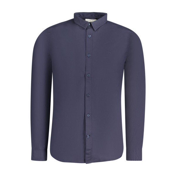 CALVIN KLEIN Ανδρικό Μακρυμάνικο πουκάμισο Slim J30J324614_BLCHW Navy