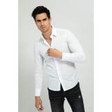 Life Style Butiken Ανδρικό Μακρυμάνικο πουκάμισο  Slim LS1NS7179 Λευκό 5