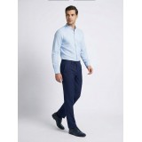Life Style Butiken Ανδρικό Μακρυμάνικο πουκάμισο Μαο Slim LS125170 Σιέλ 4
