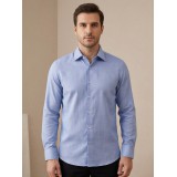Life Style Butiken Ανδρικό Μακρυμάνικο πουκάμισο Regular Fit σε κουτί LS1DC63 Dark Σιέλ 2
