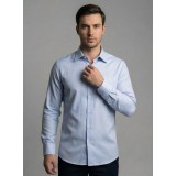 Life Style Butiken Ανδρικό Μακρυμάνικο πουκάμισο Regular Fit σε κουτί LS1C63 Σιέλ 2