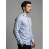 Life Style Butiken Ανδρικό Μακρυμάνικο πουκάμισο Regular Fit σε κουτί LS1C63 Σιέλ 3