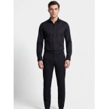 Life Style Butiken Ανδρικό Μακρυμάνικο πουκάμισο Slim LS124014 Μαύρο 4