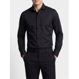 Life Style Butiken Ανδρικό Μακρυμάνικο πουκάμισο Slim LS124014 Μαύρο 1