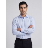 Life Style Butiken Ανδρικό Μακρυμάνικο πουκάμισο Slim LS124015 Σιέλ 2