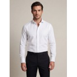 Life Style Butiken Ανδρικό Μακρυμάνικο πουκάμισο Slim LS124014 Λευκό 2