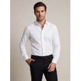 Life Style Butiken Ανδρικό Μακρυμάνικο πουκάμισο Slim LS124014 Λευκό 1