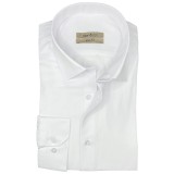 Life Style Butiken Ανδρικό Μακρυμάνικο πουκάμισο τύπου Oxford Slim Fit LS126008 Λευκό 5