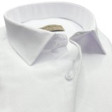 Life Style Butiken Ανδρικό Μακρυμάνικο πουκάμισο τύπου Oxford Slim Fit LS126008 Λευκό 6