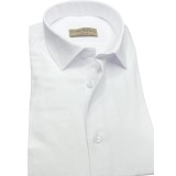 Life Style Butiken Ανδρικό Μακρυμάνικο πουκάμισο τύπου Oxford Slim Fit LS126008 Λευκό 7