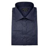 Life Style Butiken Ανδρικό Μακρυμάνικο πουκάμισο Slim Fit LS13620 Navy 5