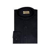 Life Style Butiken Ανδρικό Μακρυμάνικο πουκάμισο Μαο Slim LS124669 Black 1