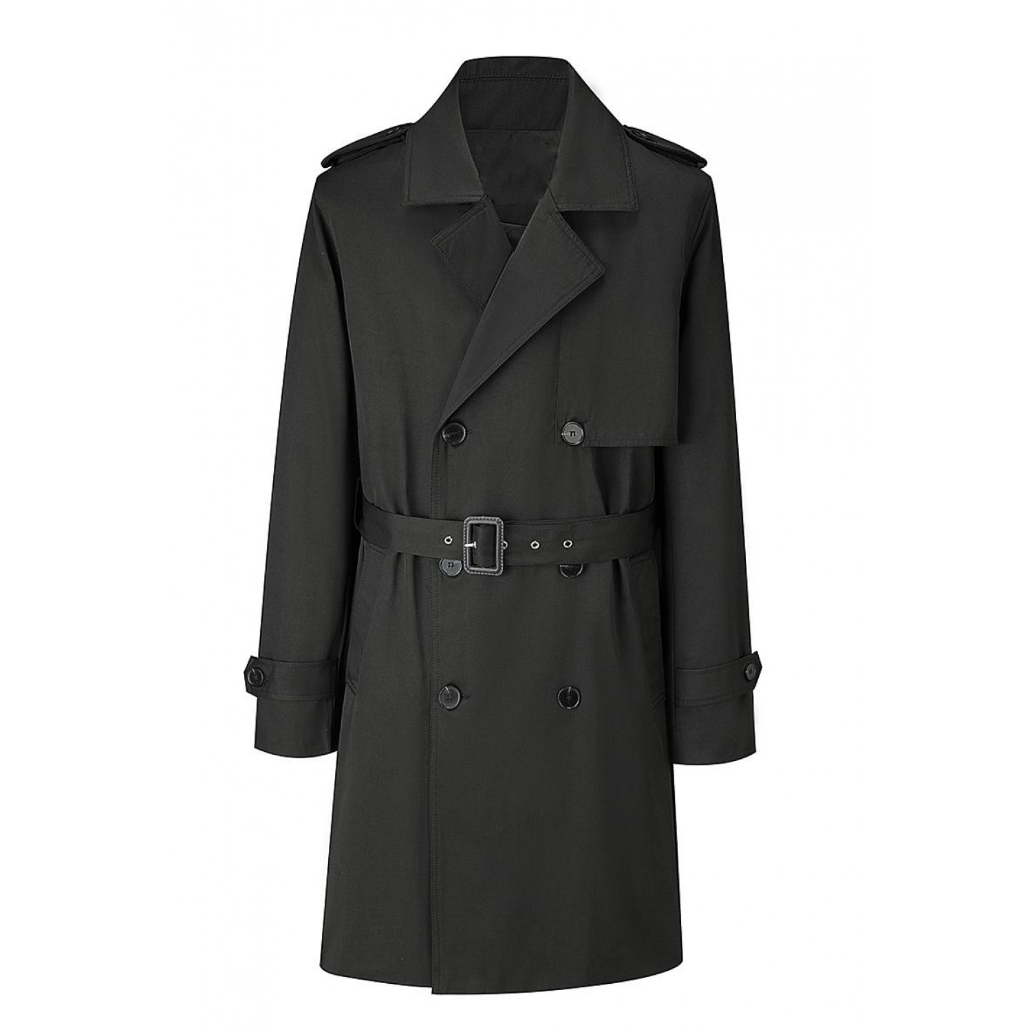 Life Style Butiken Ανδρική Καμπαρντίνα LS167135 Μαύρο