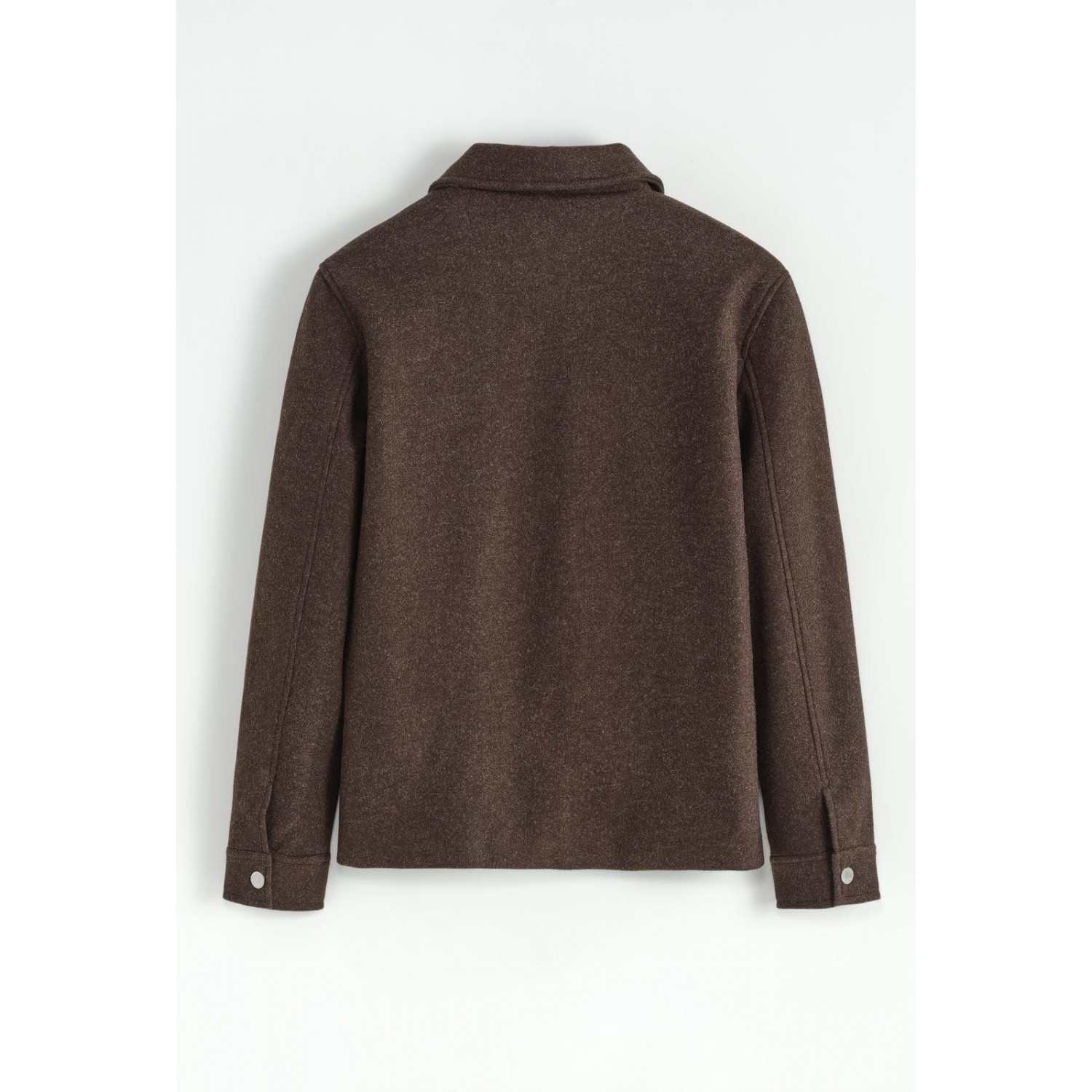 Life Style Butiken Ανδρικό Jacket τύπου Wool LS1310229 Καφέ