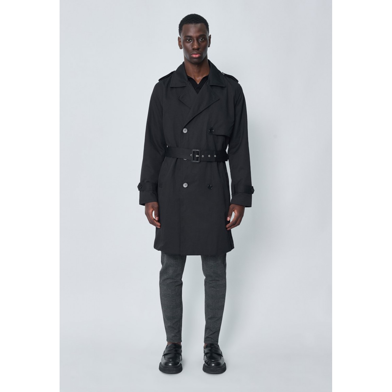 Life Style Butiken Ανδρική Καμπαρντίνα LS167135 Μαύρο