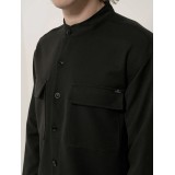 Life Style Butiken Ανδρικό Μακρυμάνικο Πουκάμισο Over LS12184 Black 2