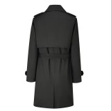 Life Style Butiken Ανδρική Καμπαρντίνα LS167135 Μαύρο 7