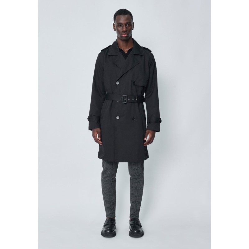 Life Style Butiken Ανδρική Καμπαρντίνα LS167135 Μαύρο Σακάκια