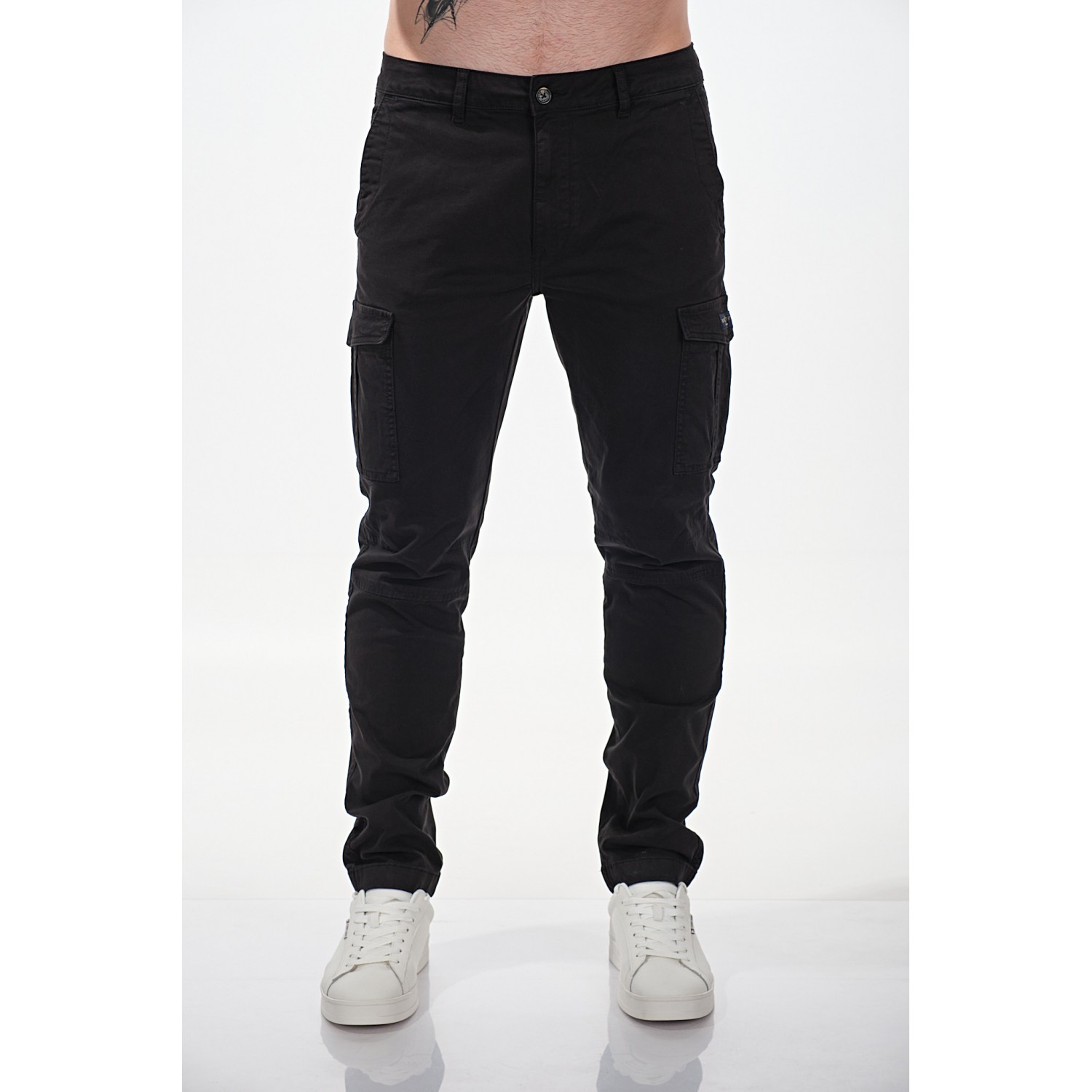 Life Style Butiken Ανδρικό Cargo παντελόνι LS1125.MW711.217.100 Black