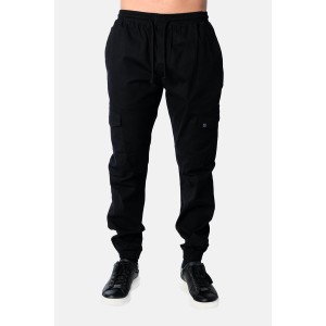 Life Style Butiken Ανδρικό Cargo παντελόνι LS12548302 ΜΑΥΡΟ