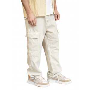 FRILIVIN VJ455-5 BEIGE Ανδρικό Jean Παντελόνι Cargo Με Πλαϊνές Τσέπες 