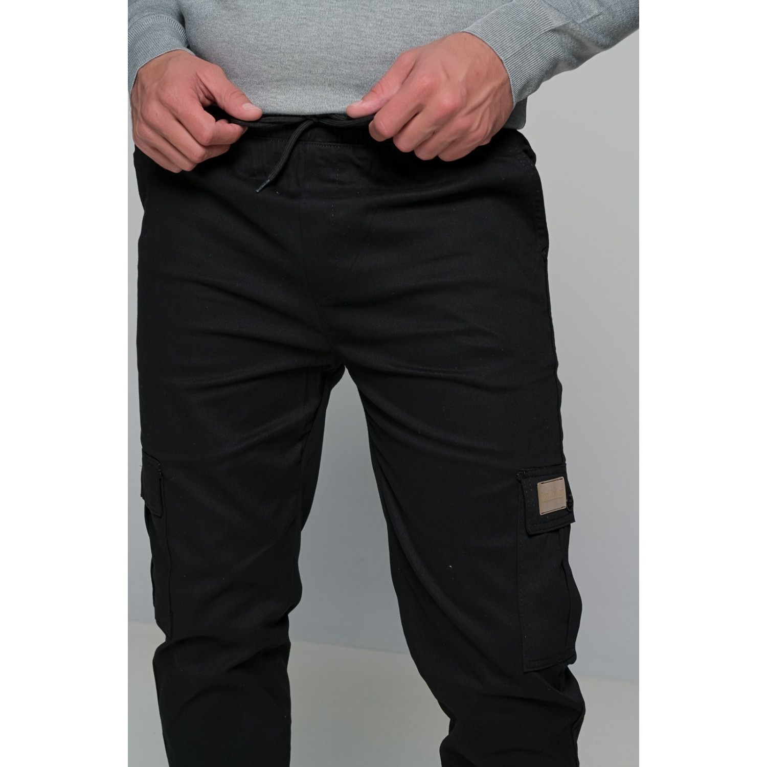 Life Style Butiken Ανδρικό Cargo παντελόνι LS11160 Μαύρο