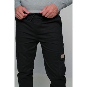 Life Style Butiken Ανδρικό Cargo παντελόνι LS11160 Μαύρο