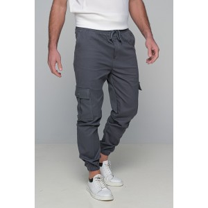 Life Style Butiken Ανδρικό Cargo παντελόνι LS11160 Ανθρακί