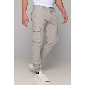 Life Style Butiken Ανδρικό Cargo παντελόνι LS10581 ΓΚΡΙ