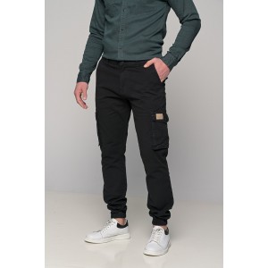 Life Style Butiken Ανδρικό Cargo παντελόνι LS10581 Μαύρο