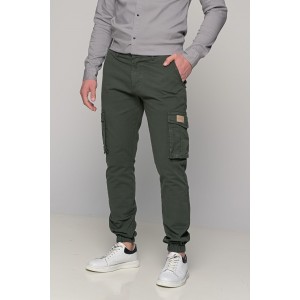 Life Style Butiken Ανδρικό Cargo παντελόνι LS10581 Χακί