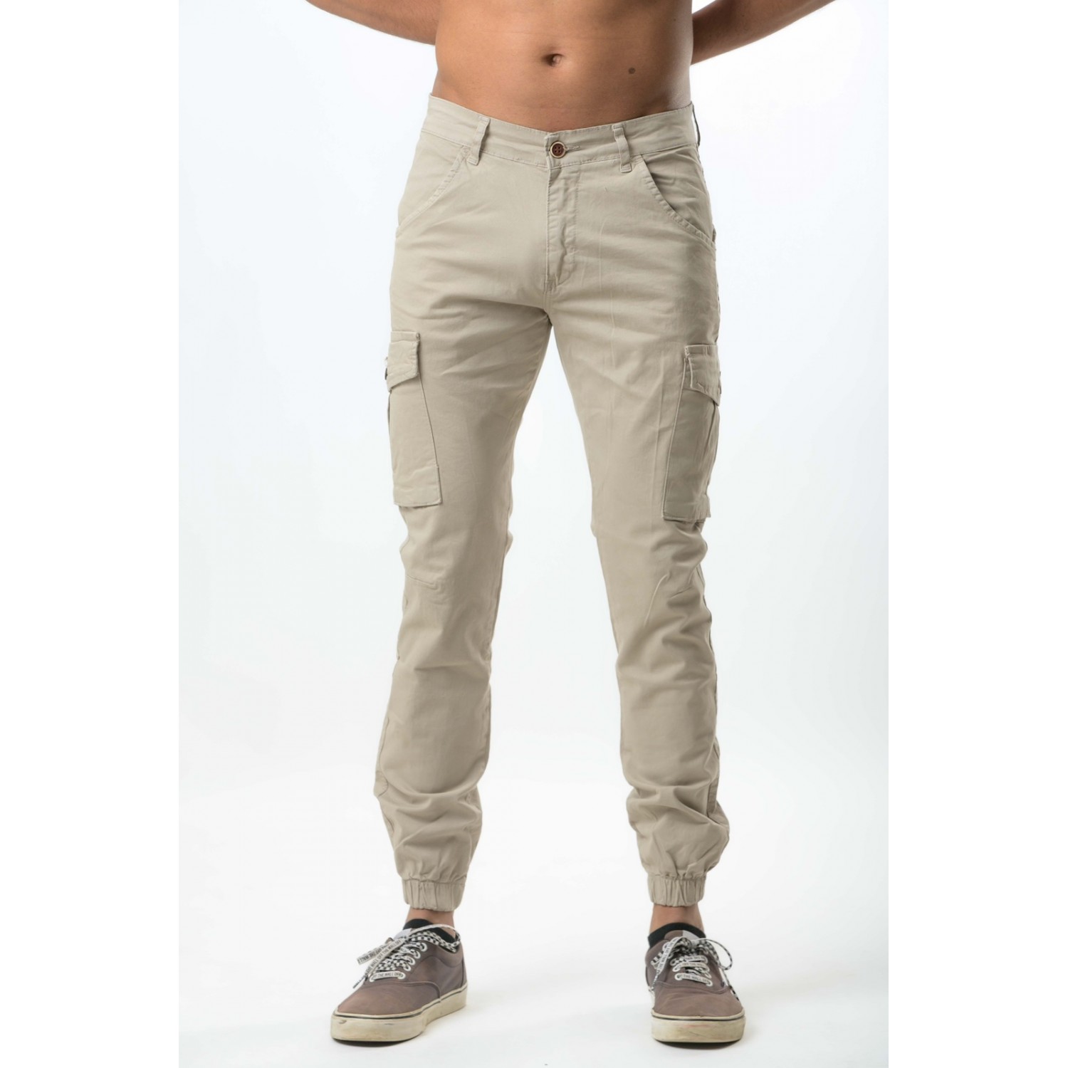 Life Style Butiken Ανδρικό Cargo παντελόνι LS1380 Πάγου