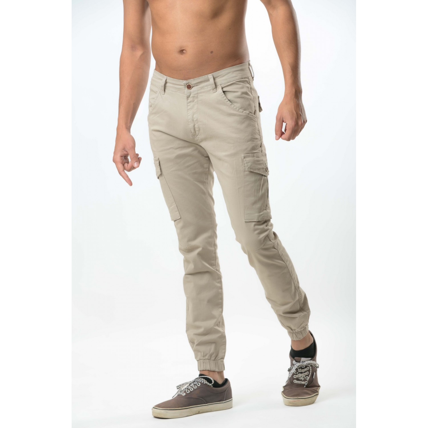 Life Style Butiken Ανδρικό Cargo παντελόνι LS1380 Πάγου