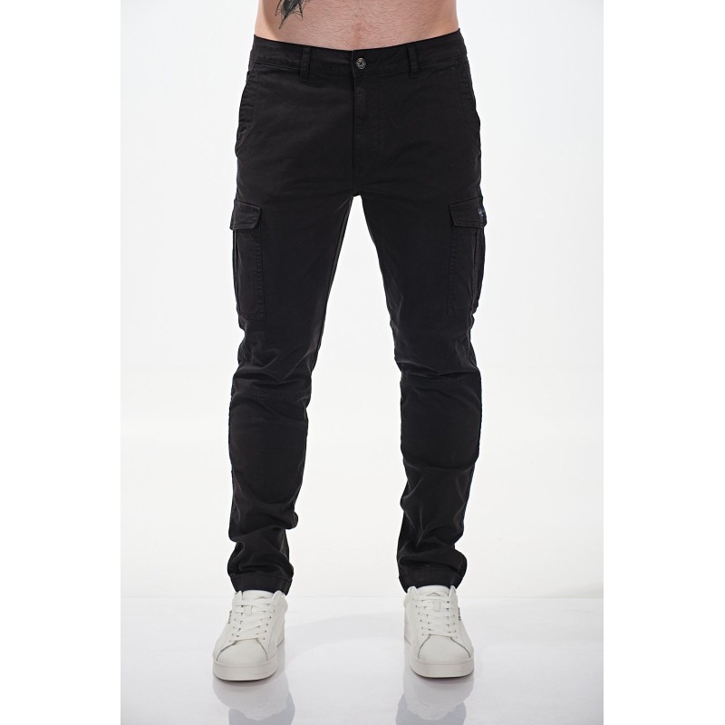 Life Style Butiken Ανδρικό Cargo παντελόνι LS1125.MW711.217.100 Black Ανδρικά