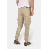 Ανδρικό λεπτό cargo παντελόνι Back 2 Jeans N16 Μπεζ 3