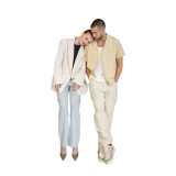 FRILIVIN VJ455-5 BEIGE Ανδρικό Jean Παντελόνι Cargo Με Πλαϊνές Τσέπες 3