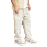 FRILIVIN VJ455-5 BEIGE Ανδρικό Jean Παντελόνι Cargo Με Πλαϊνές Τσέπες 1
