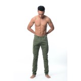 Life Style Butiken 390 Χακί Ανδρικό Cargo Παντελόνι Με Πλαϊνές Τσέπες 6