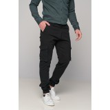 Life Style Butiken Ανδρικό Cargo παντελόνι LS10581 Μαύρο 3