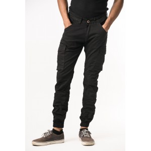 Life Style Butiken Ανδρικό Cargo παντελόνι LS1380 Black Κανονική Εφαρμογή