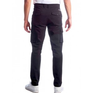 Paco & Co Ανδρικό Παντελόνι Cargo Μαύρο 2298601 BLACK