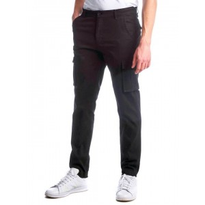 Paco & Co Ανδρικό Παντελόνι Cargo Μαύρο 2298601 BLACK