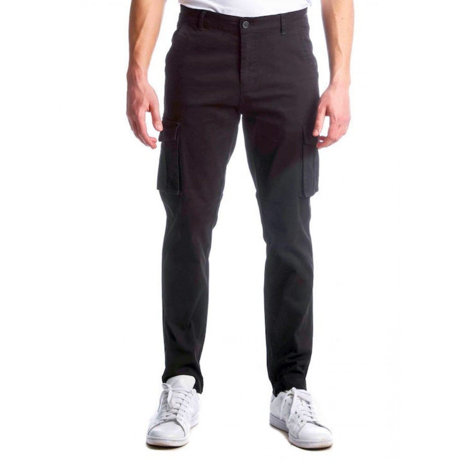 Paco & Co Ανδρικό Παντελόνι Cargo Μαύρο 2298601 BLACK