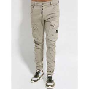 Aνδρικό παντελόνι cargo Tresor 6130 Μπεζ