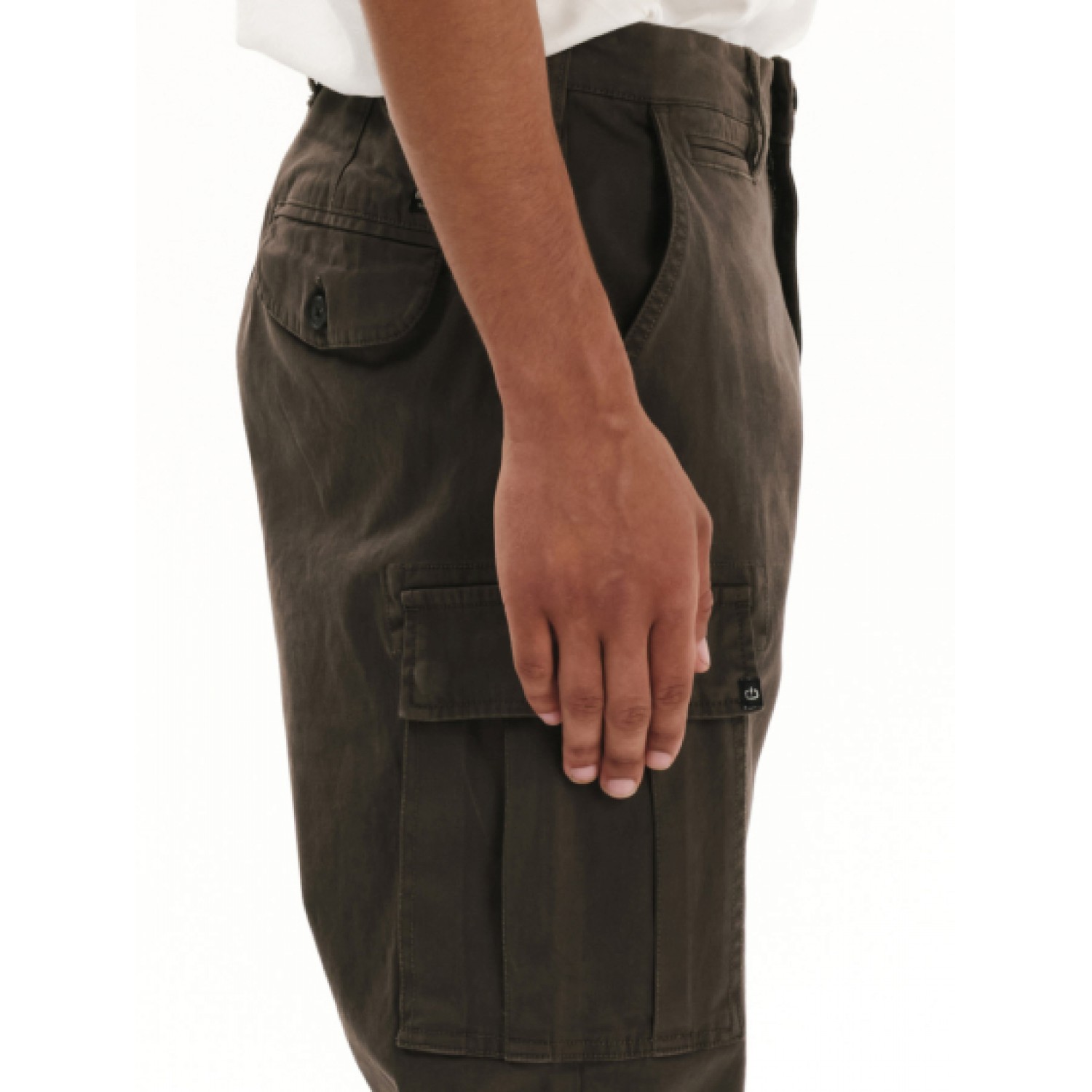 EMERSON ΑΝΔΡΙΚΟ ΠΑΝΤΕΛΟΝΙ CARGO CUFFED 252.EM42.09 D. OLIVE