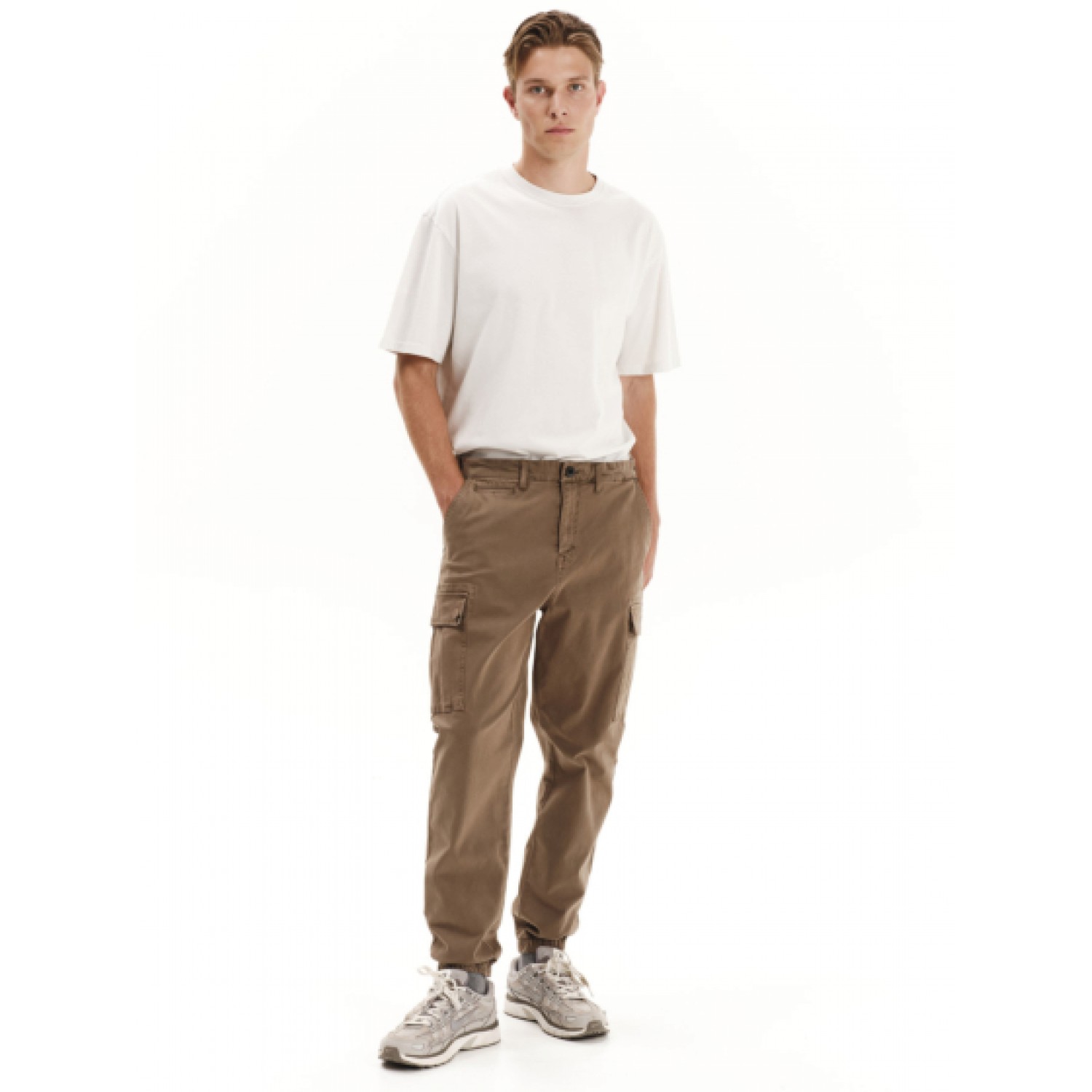 EMERSON ΑΝΔΡΙΚΟ ΠΑΝΤΕΛΟΝΙ CARGO CUFFED 252.EM42.09 D. BEIGE