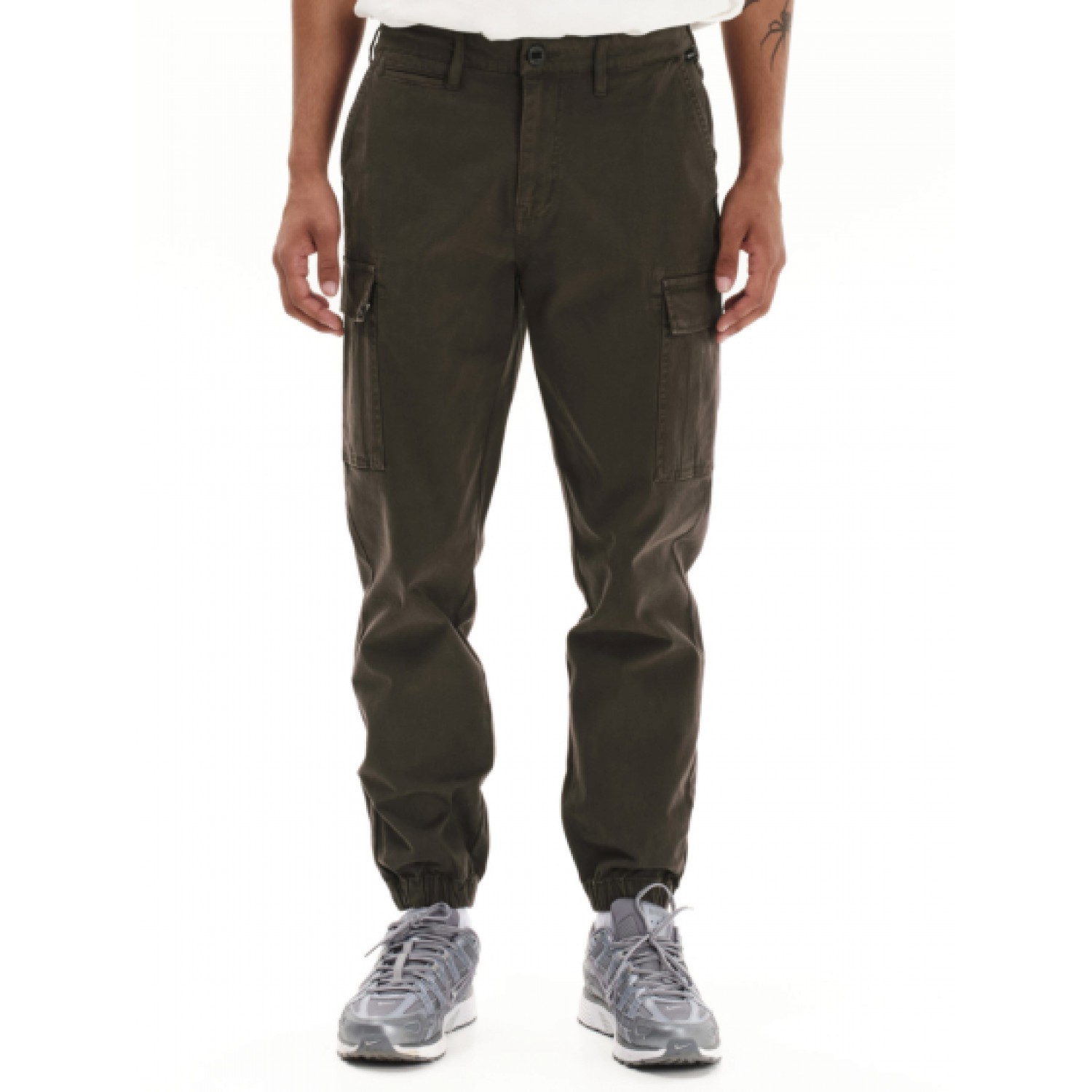 EMERSON ΑΝΔΡΙΚΟ ΠΑΝΤΕΛΟΝΙ CARGO CUFFED 252.EM42.09 D. OLIVE