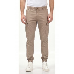 Life Style Butiken Ανδρικό Cargo παντελόνι χωρίς λάστιχο στον αστράγαλο LS1126.MW716.177.005 Μπεζ