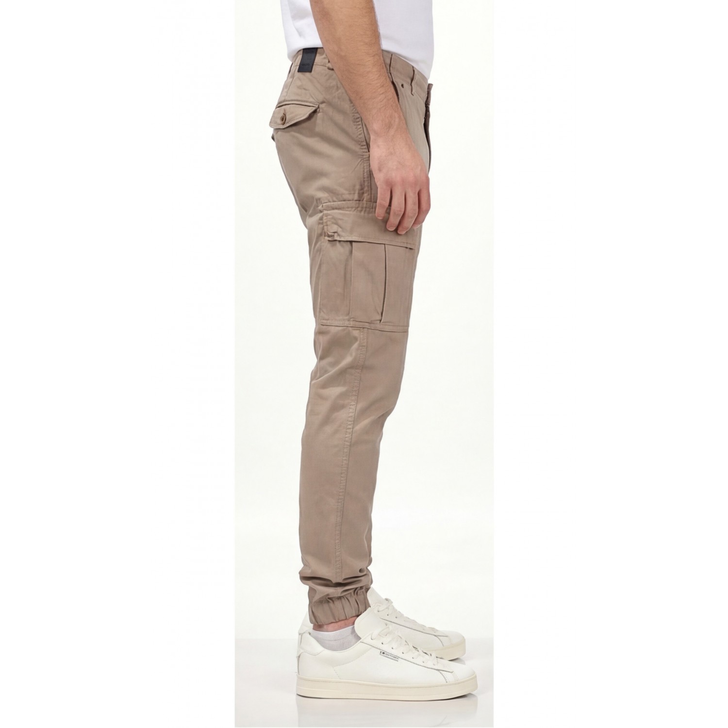 Life Style Butiken Ανδρικό Cargo παντελόνι χωρίς λάστιχο στον αστράγαλο LS1126.MW716.177.005 Μπεζ